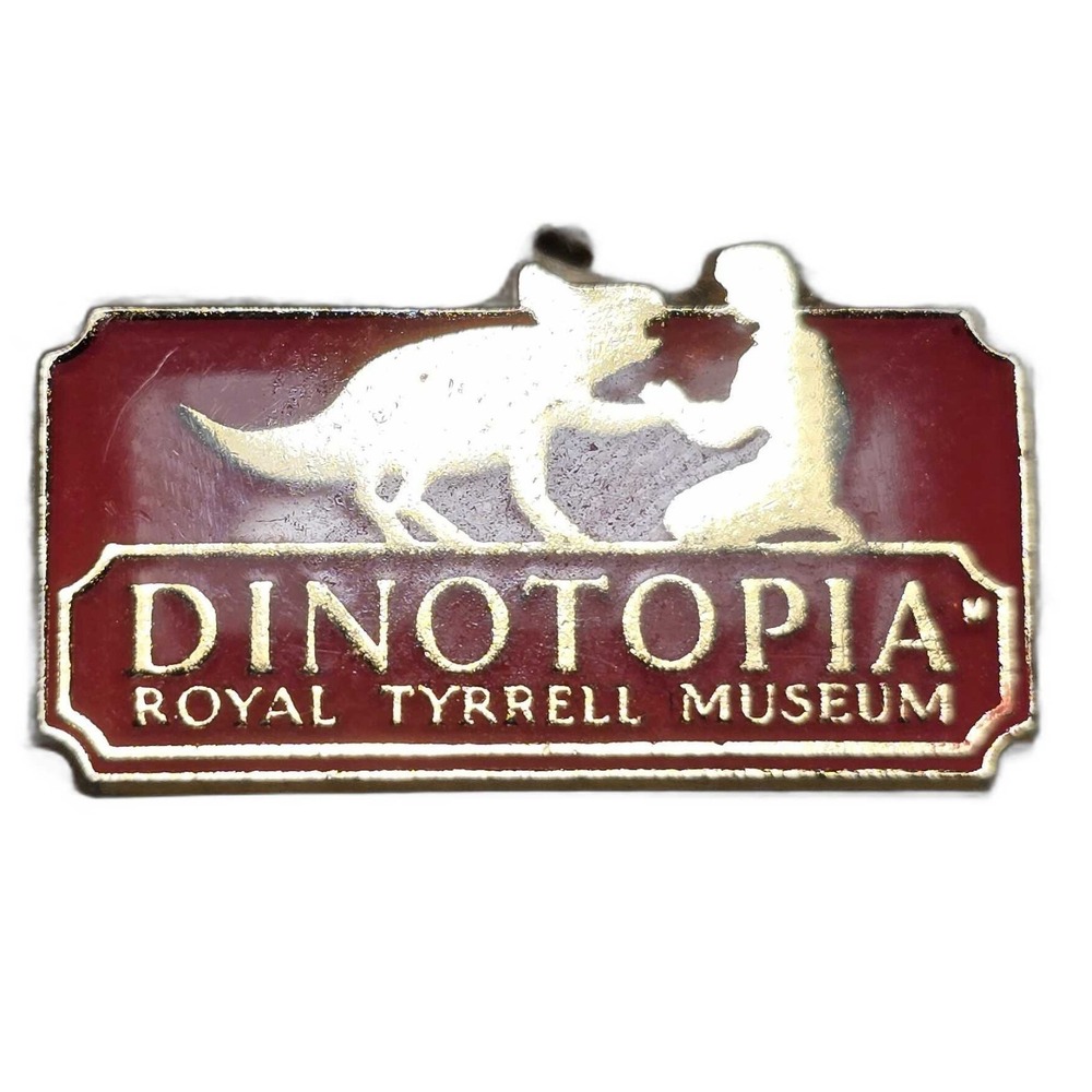 Dinotopia Royal Tyrrell Museum Dinosaur Enamel Lapel Vest Hat Pin E26